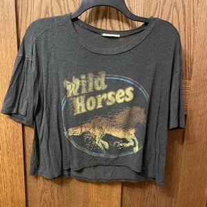 Altar’d State grey crop top